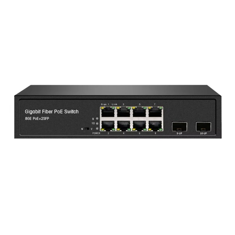 Managed Gigabit Poe Switch 8 Port 802.3At - OEM ODM 8-Port Full-Gigabit-Netzwerk 802.3at 48V