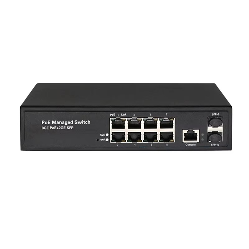 Managed Gigabit Poe Switch 8 Port 802.3At - Fabrik 8-Port Gigabit L2 Managed Netzwerk