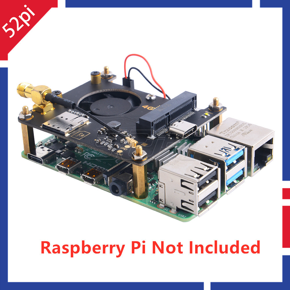 Deskpi Super6C - 52Pi Raspberry Pi 3G 4G Hut