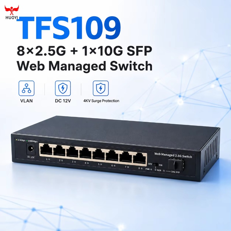 8-Port 2,5-Gb Managed-Switch m – Sfp+ 10G Managed Switch 8 Port Bewertung und Preis
